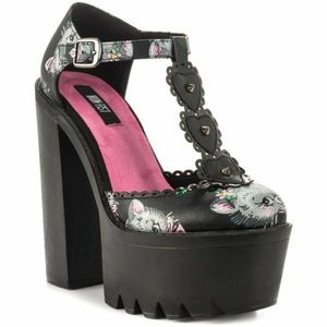 Iron Fist Cat Lady Super Platform Heel Shoes NWB